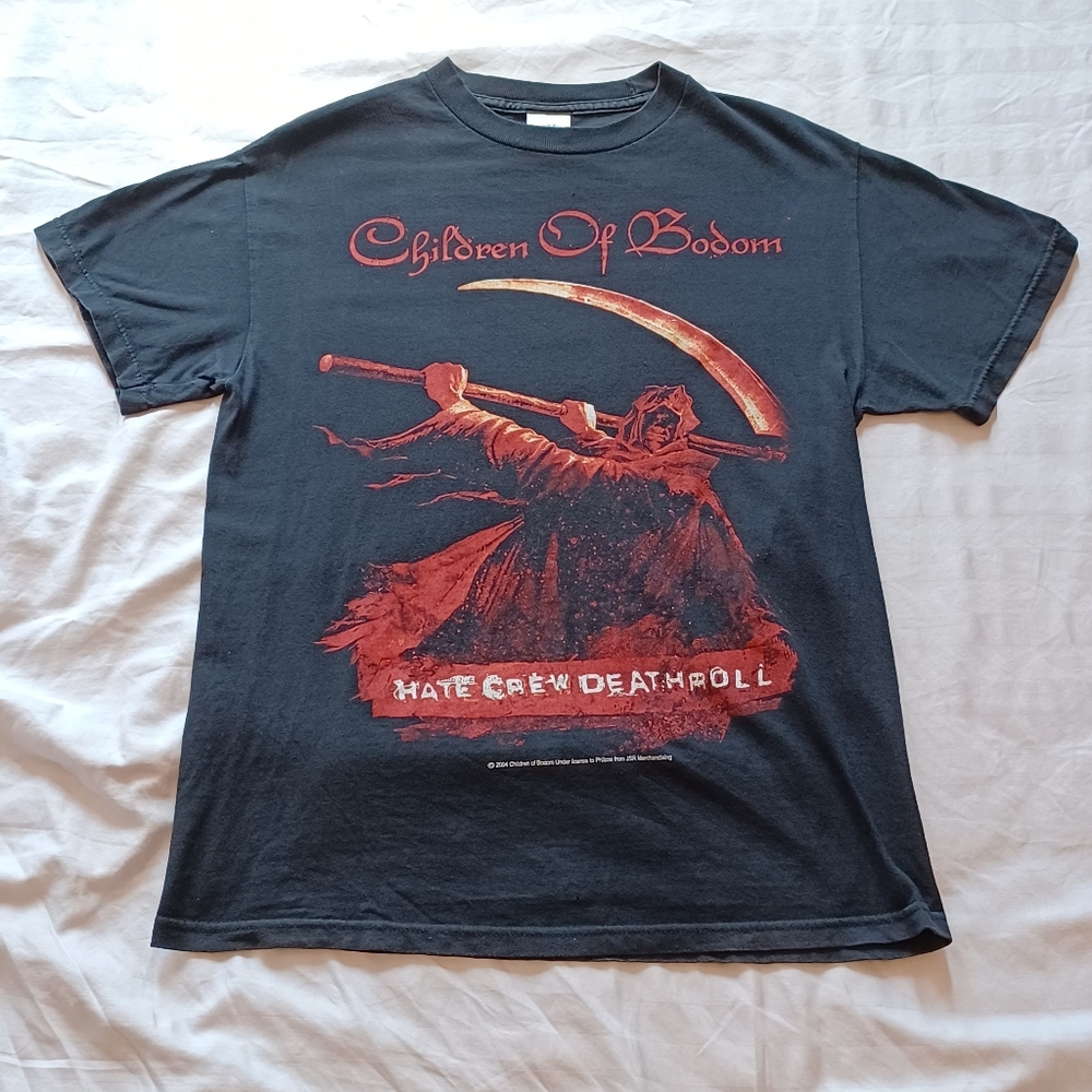 Y2K Tennessee River Children of Bodom Hate Crew Deathroll 2003 Tour T-Shirt M